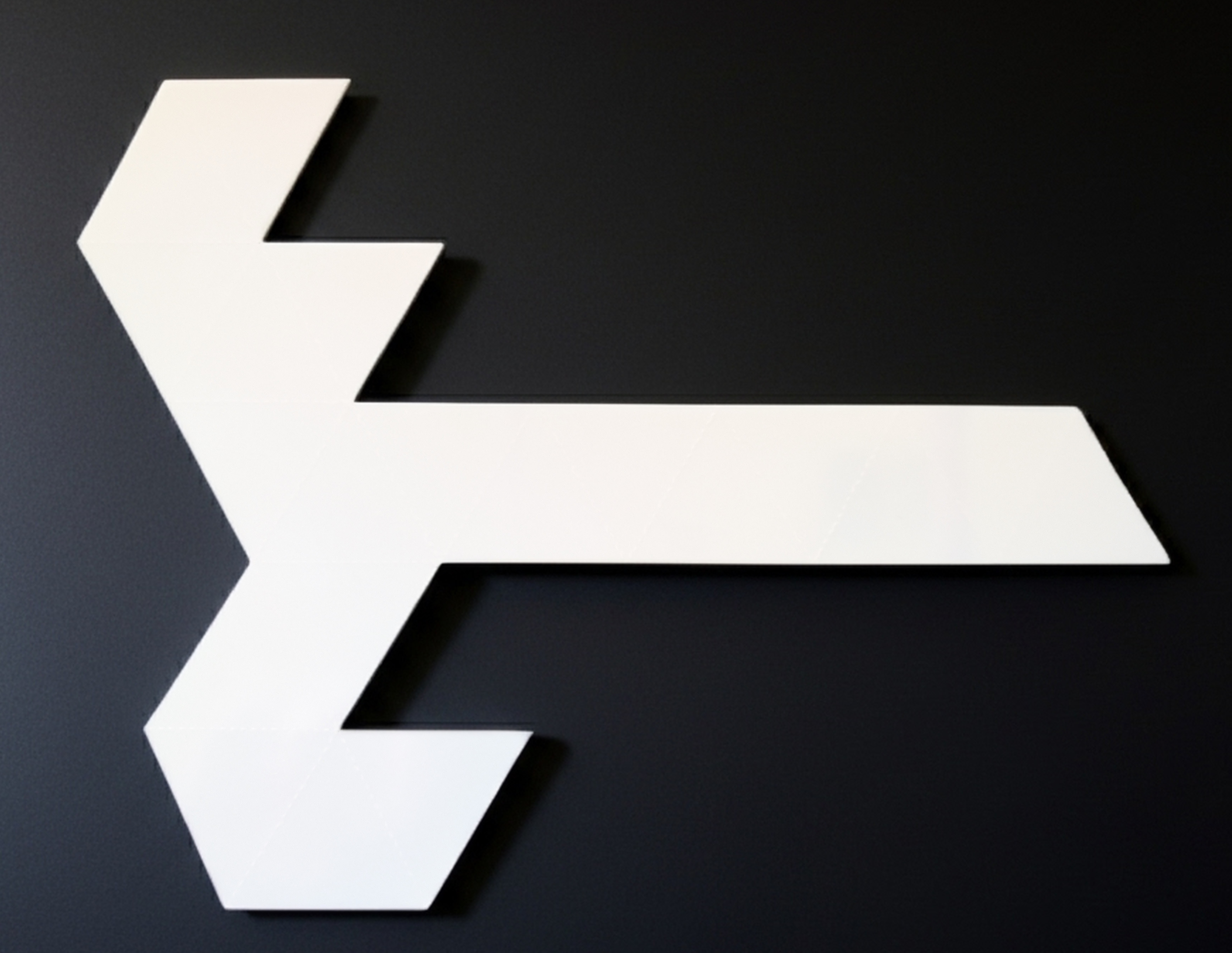 Finished acetate template ready for repeat slab construction